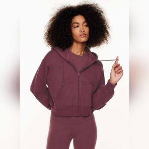 TnaCozy Sweatfleece Boyfriend Boxy Zip Hoodie XL